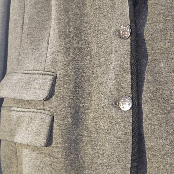 GAP Women's Blazer Size 18 "The Academy Blazer" Gray with Black Accents Office - Picture 3 of 7